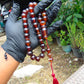 70 gr Tasbih Mesbah Rosary 33+3 Beads 16 mm Indonesian Red Amber for Healing FR25