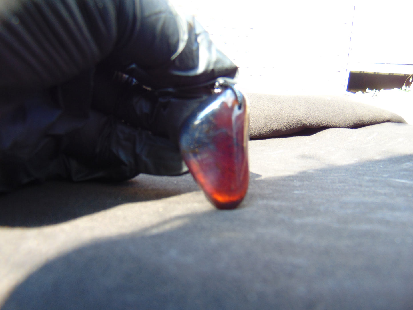 12 gr Pendant 44x26x19 mm Indonesia Blue Amber for Healing PCY437