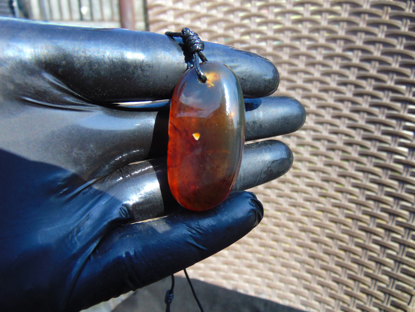 10 gram Pendant Indonesian Blue Amber for Healing pb252