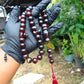 81 gr Tasbih Mesbah Rosary 33+3 Beads 16 mm Indonesian Black Amber for Healing FR17