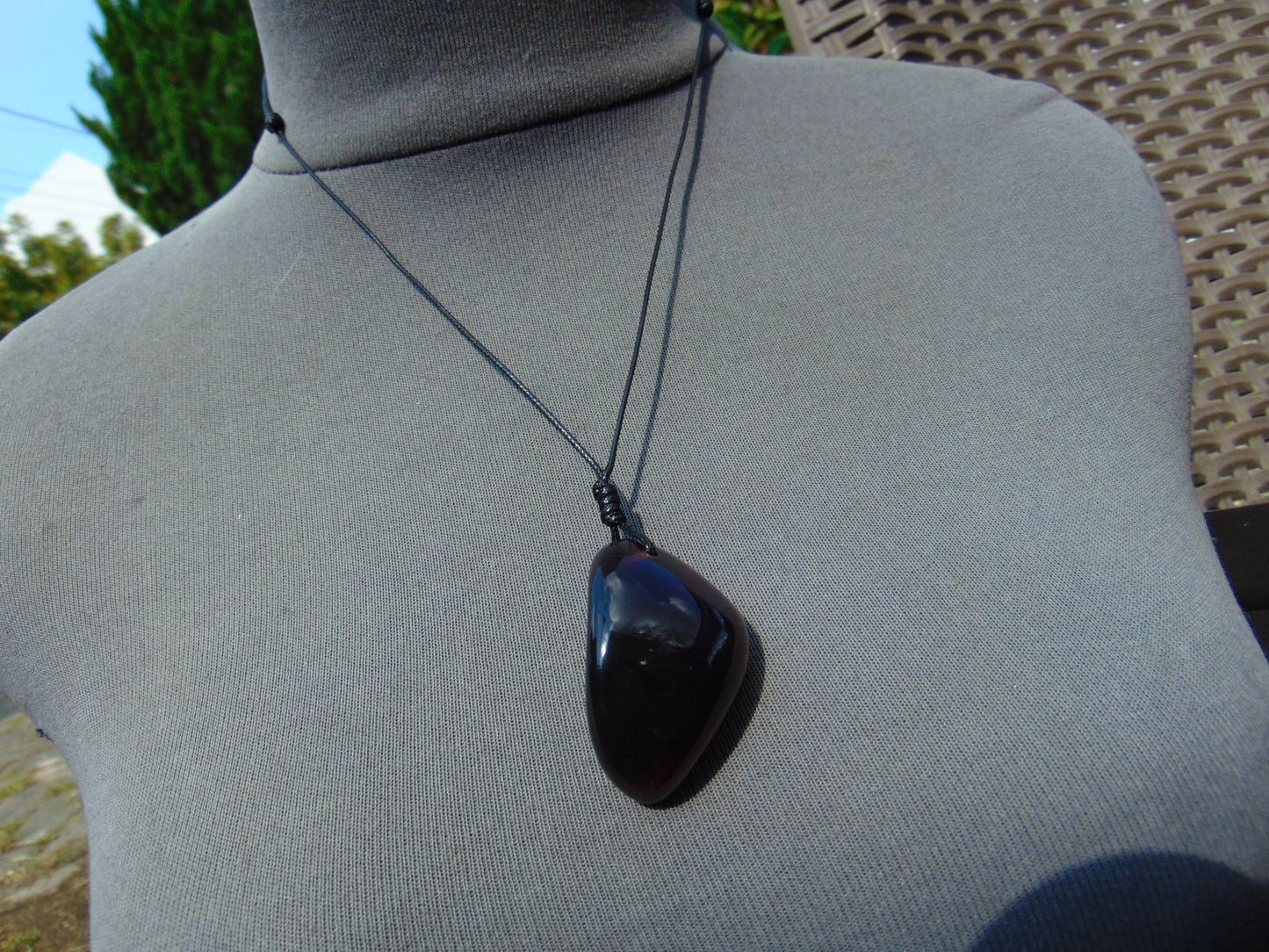 12 gr Pendant 44x26x19 mm Indonesia Blue Amber for Healing PCY437