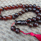 135 gr Big Tasbih Mesbah Rosary 33+2 Beads 18 mm Indonesian Black Amber for Healing Collection TB18i1