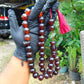 135 gr Big Tasbih Mesbah Rosary 33+2 Beads 18 mm Indonesian Black Amber for Healing Collection TB18i1