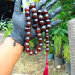 135 gr Big Tasbih Mesbah Rosary 33+2 Beads 18 mm Indonesian Black Amber for Healing Collection TB18i1