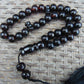 104 gr Big Tasbih Mesbah Rosary 33+3 Beads 18 mm Indonesian Cherry Red Amber for Healing Collection TB17i3