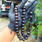 104 gr Big Tasbih Mesbah Rosary 33+3 Beads 18 mm Indonesian Cherry Red Amber for Healing Collection TB17i3