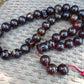 379 gr Big Tasbih Mesbah Rosary 33+3 Beads 25 mm Indonesian Cherry Red Amber for Healing Collection FR40