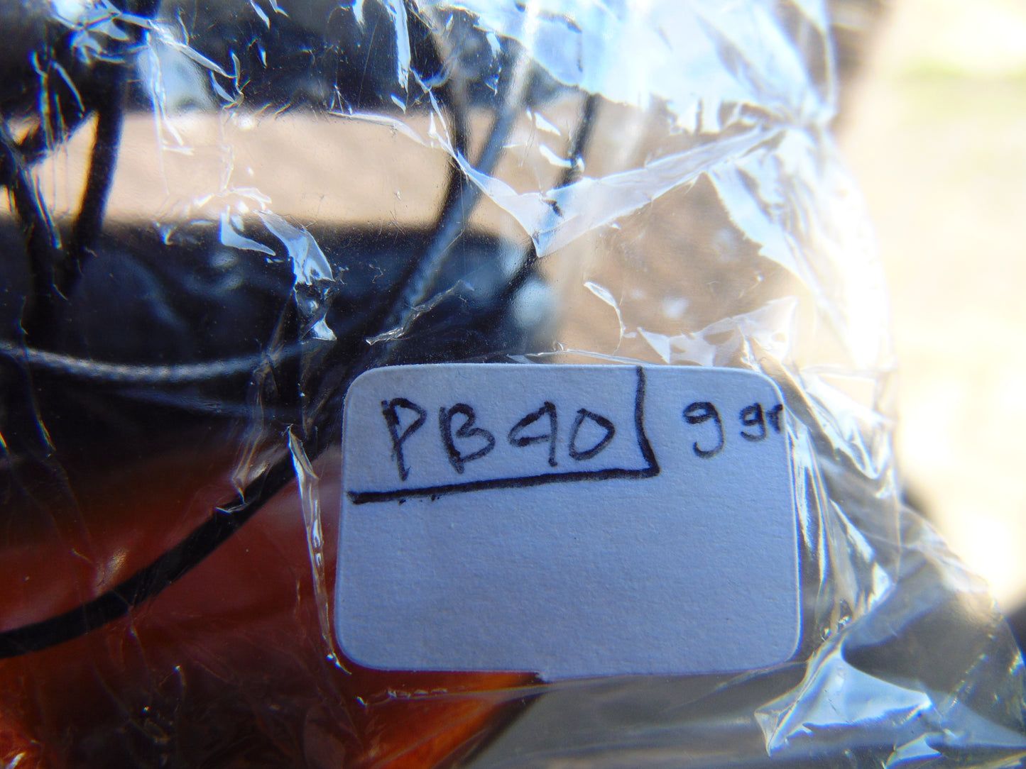 9 gram Pendant Indonesian Crystal Amber for Healing pb40