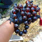 379 gr Big Tasbih Mesbah Rosary 33+3 Beads 25 mm Indonesian Cherry Red Amber for Healing Collection FR40