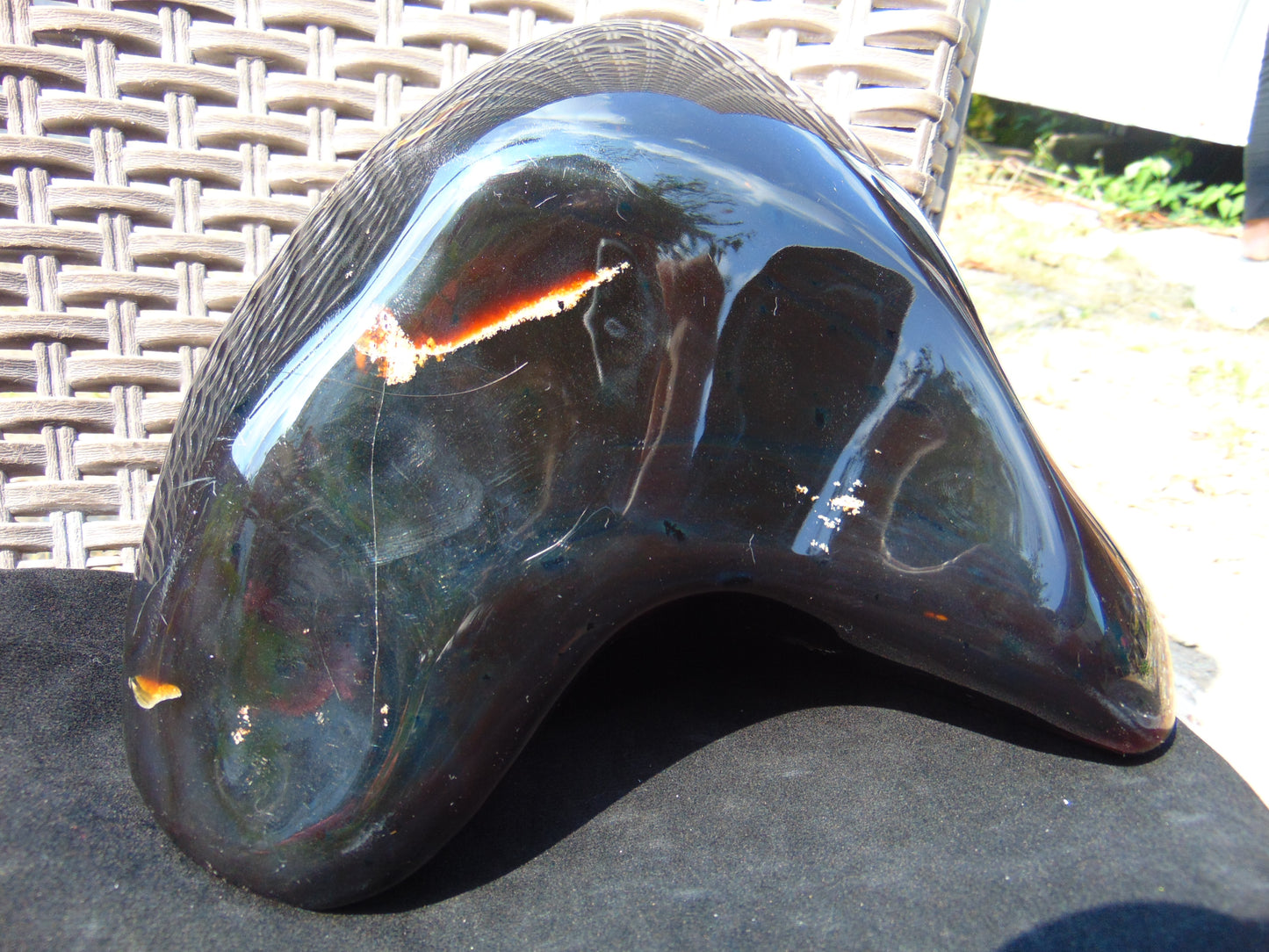 1824 gr Full Polished 210x200x70 mm Indonesia Dark Red for Healing AR113