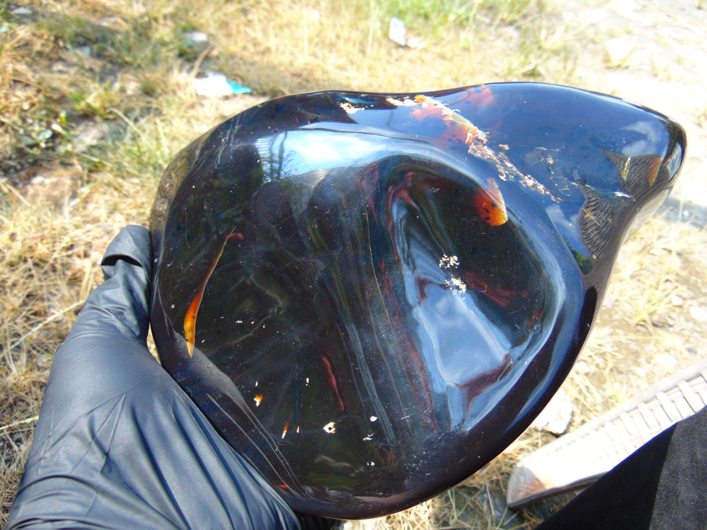 1824 gr Full Polished 210x200x70 mm Indonesia Dark Red for Healing AR113