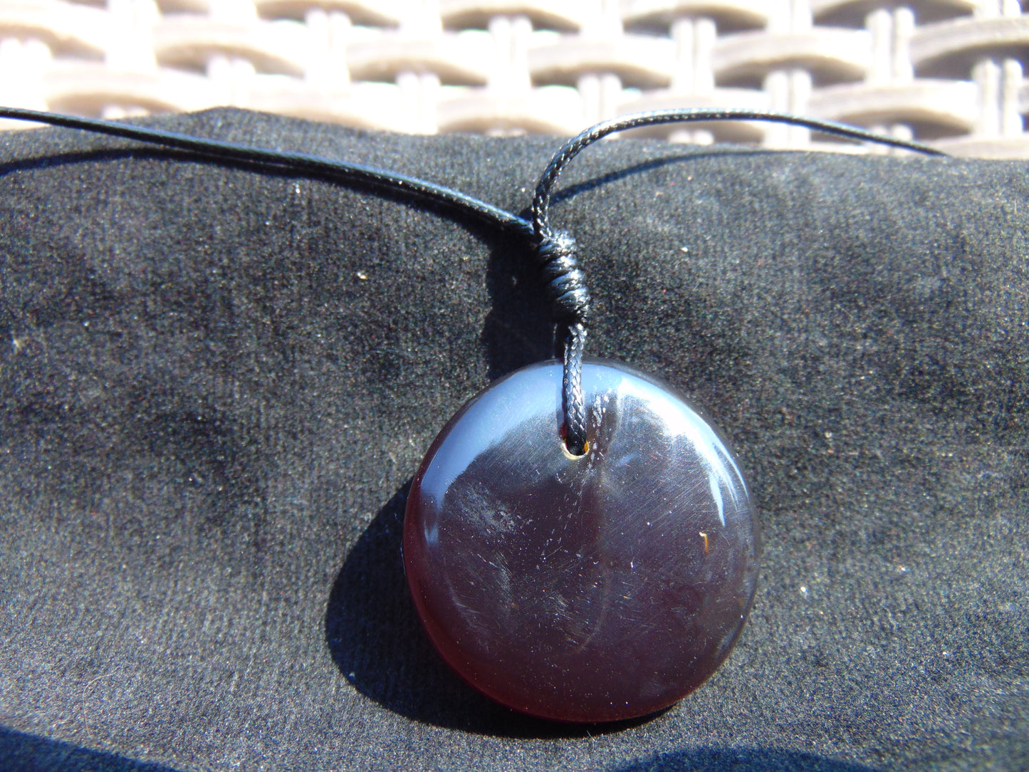 7 gram Pendant Indonesian Cherry Amber for Healing pby272