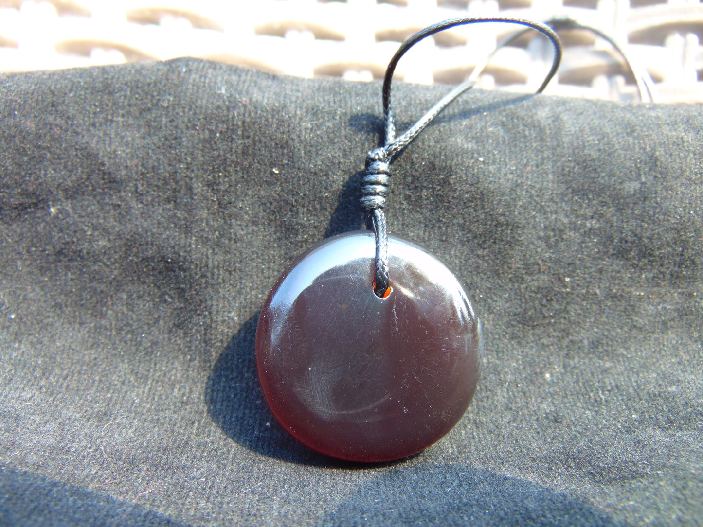 7 gram Pendant Indonesian Cherry Amber for Healing pby272