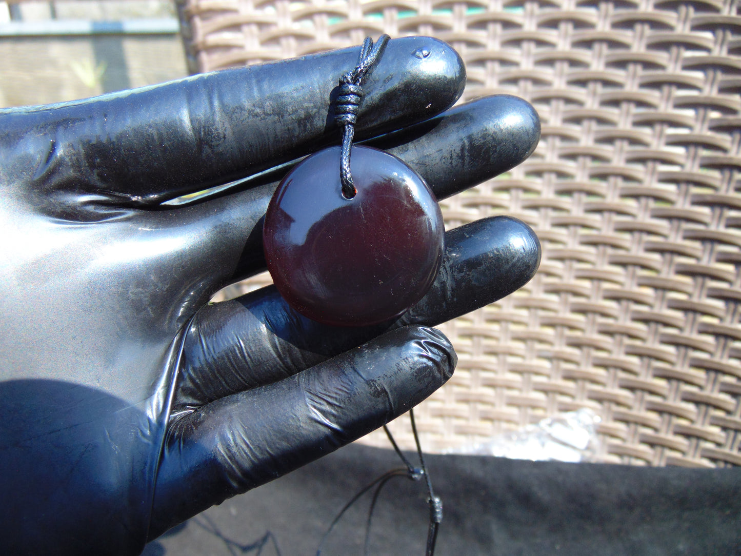 7 gram Pendant Indonesian Cherry Amber for Healing pby272