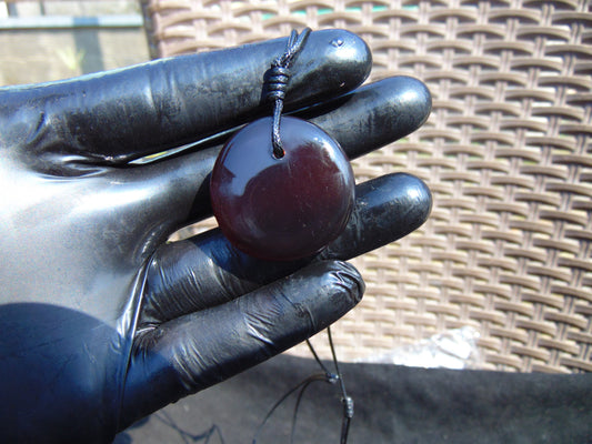 7 gram Pendant Indonesian Cherry Amber for Healing pby272