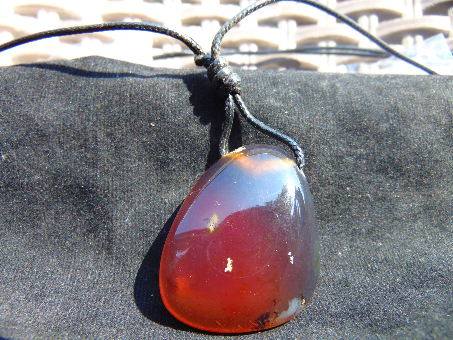 10 gram Pendant Indonesian Crystal Amber for Healing pb30