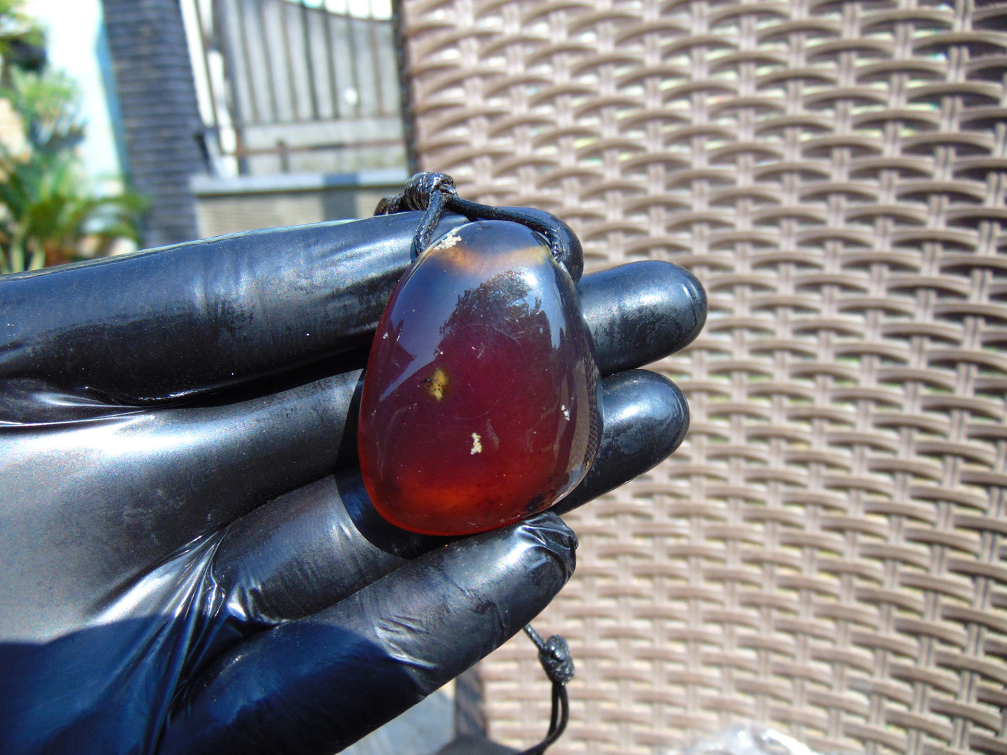 10 gram Pendant Indonesian Crystal Amber for Healing pb30