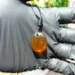 1 gr Pendant Indonesian orange Amber for Healing A538