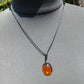 1 gr Pendant Indonesian orange Amber for Healing A538