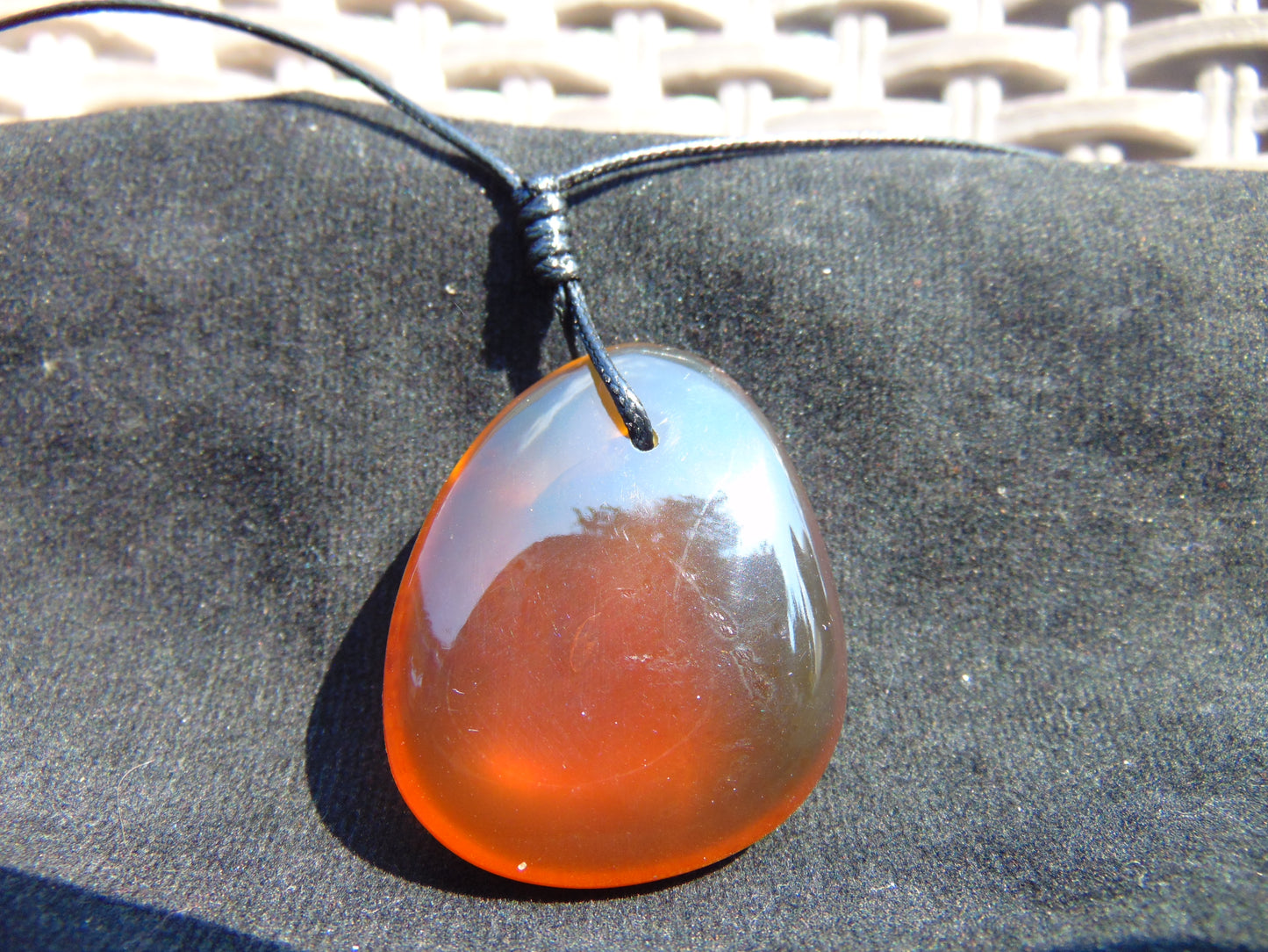 9 gram Pendant Indonesian Crystal Amber for Healing pbn335