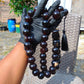 376 gr Big Tasbih Mesbah Rosary 33+3 Beads 25 mm Indonesian Cherry Red Amber for Healing Collection FR42