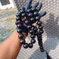 376 gr Big Tasbih Mesbah Rosary 33+3 Beads 25 mm Indonesian Cherry Red Amber for Healing Collection FR42