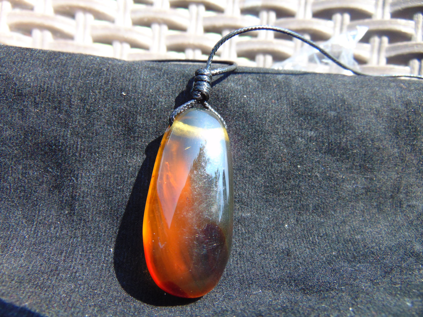 7 gram Pendant Indonesian Blue Amber for Healing PB70