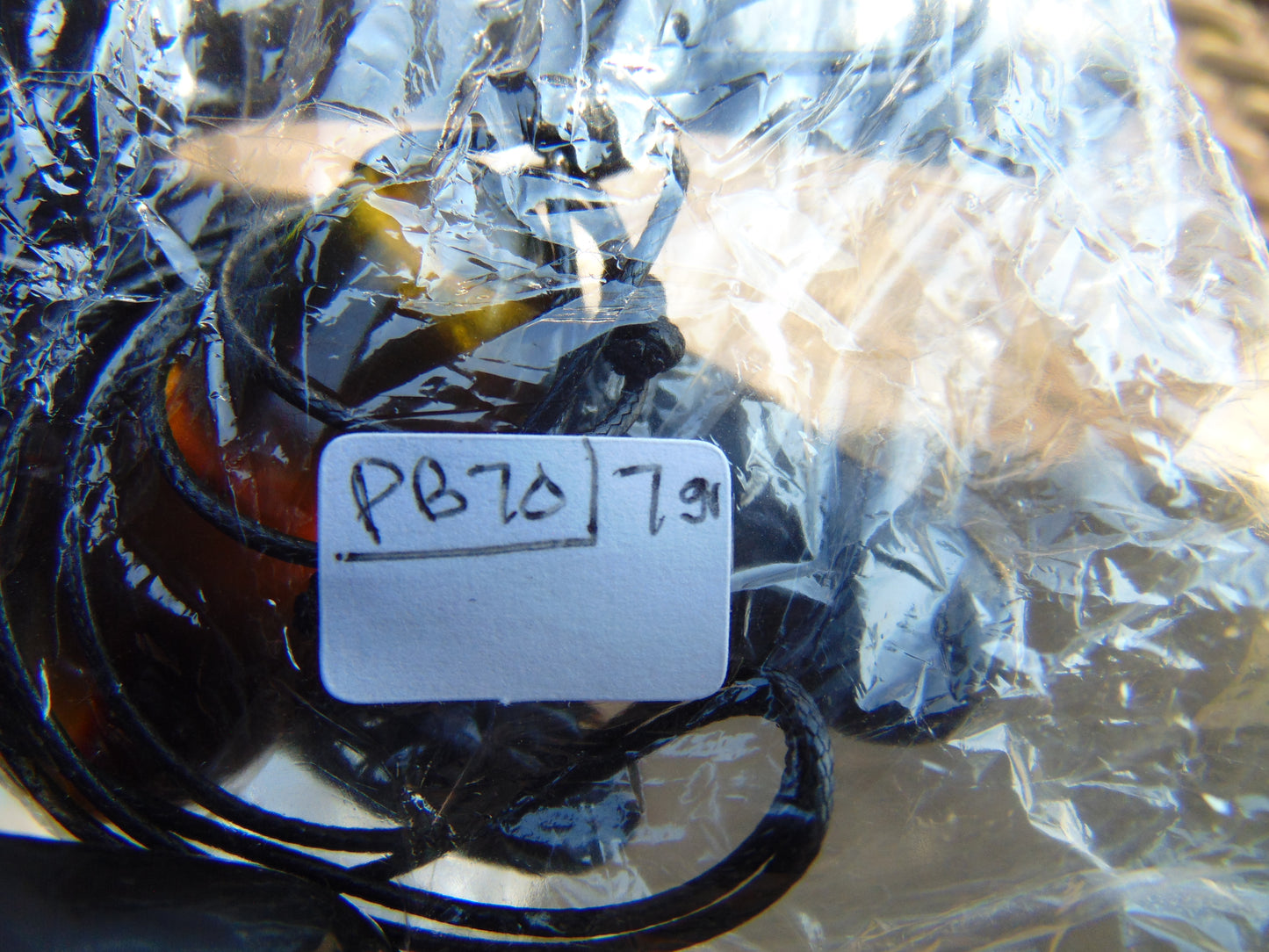 7 gram Pendant Indonesian Blue Amber for Healing PB70