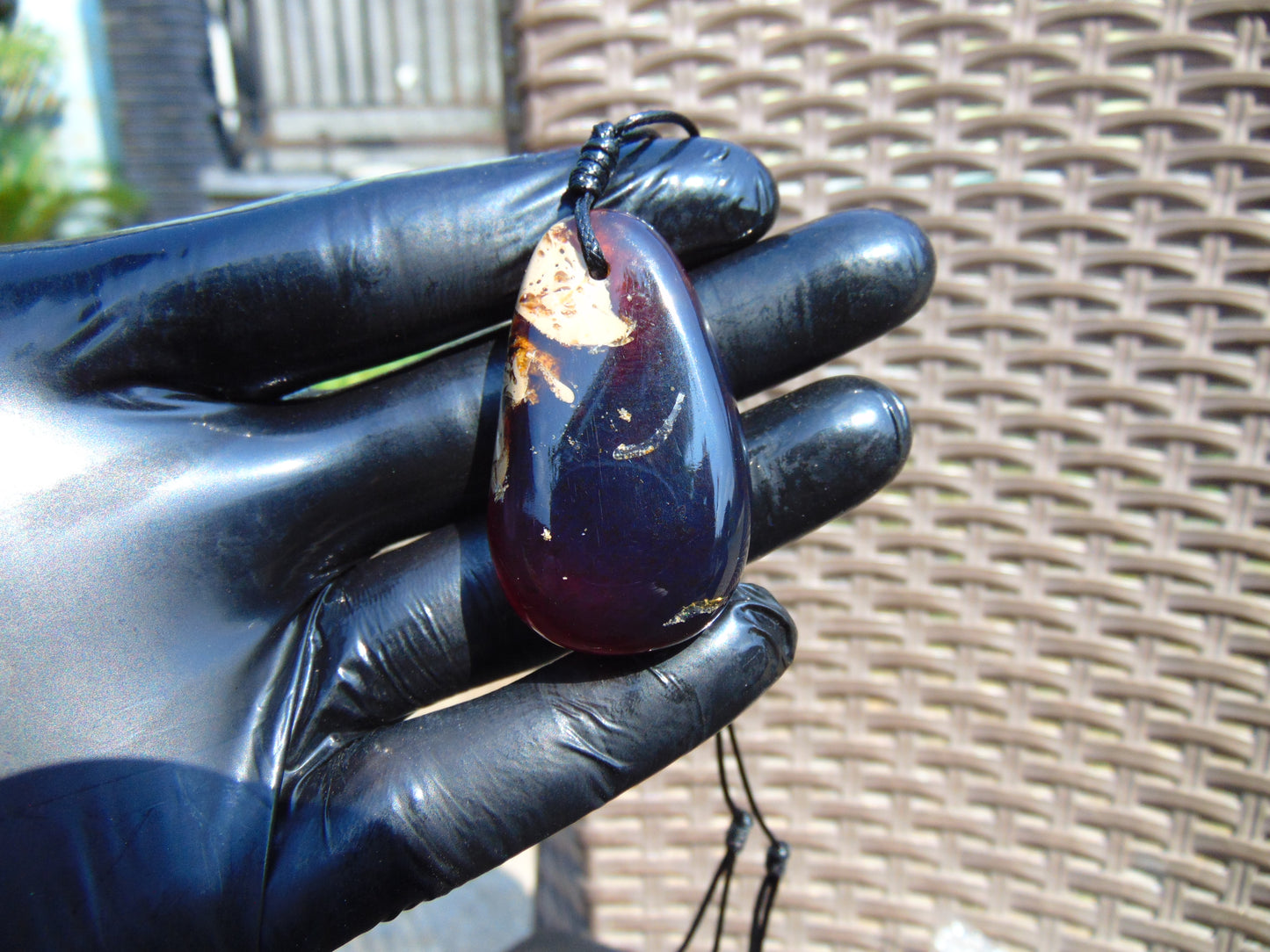 10 gram Pendant Indonesian Blue Amber for Healing 26y211