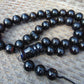 380 gr Big Tasbih Mesbah Rosary 33+3 Beads 25 mm Indonesian Black Amber for Healing Collection FR37