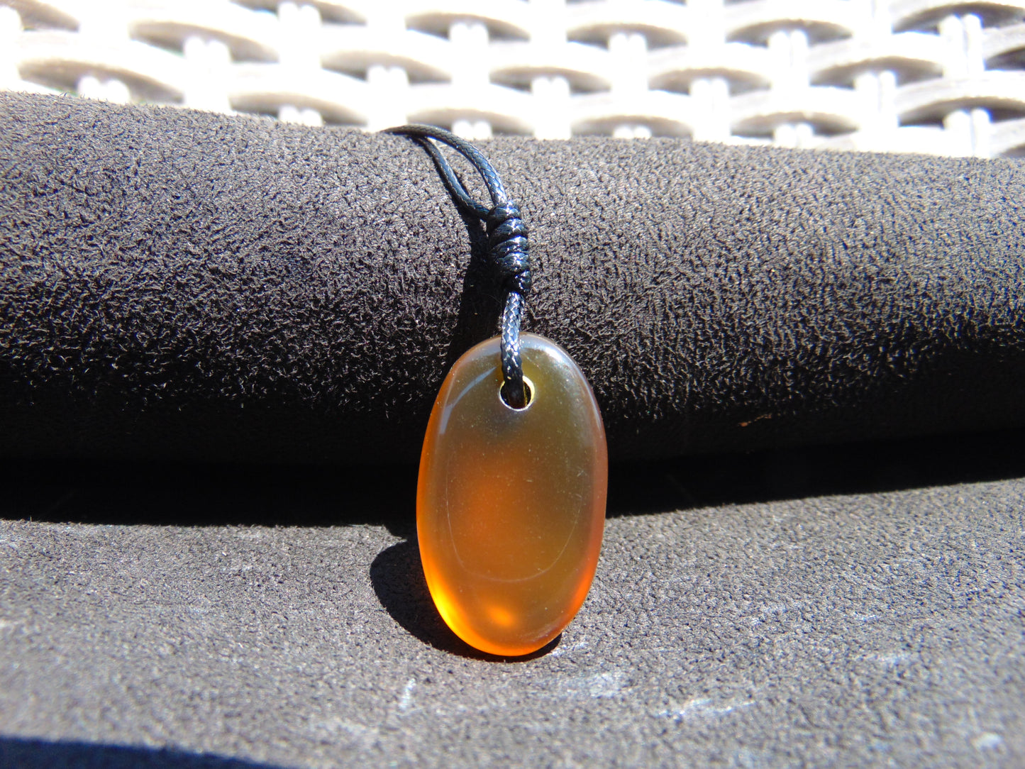 3 gr Pendant Indonesian blue Amber for Healing A577