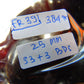 384 gr Big Tasbih Mesbah Rosary 33+3 Beads 25 mm Indonesian Black Amber for Healing Collection FR39