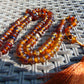 72 gram 99+9 Beads Tasbih Necklace Rosary for Yoga Meditation Indonesian Yellow Amber for Healing FR34