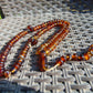 72 gram 99+9 Beads Tasbih Necklace Rosary for Yoga Meditation Indonesian Yellow Amber for Healing FR34