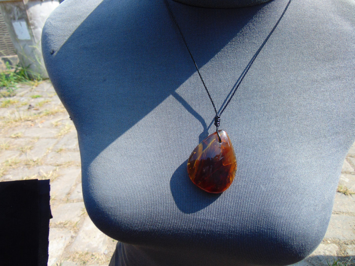 13 gram Pendant Indonesian Orange Amber for Healing 25n277