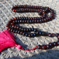 75 gram 99+9 Tasbih Rosary Islam Necklace for Yoga Meditation Indonesian Cherry Red Amber for Healing FR32
