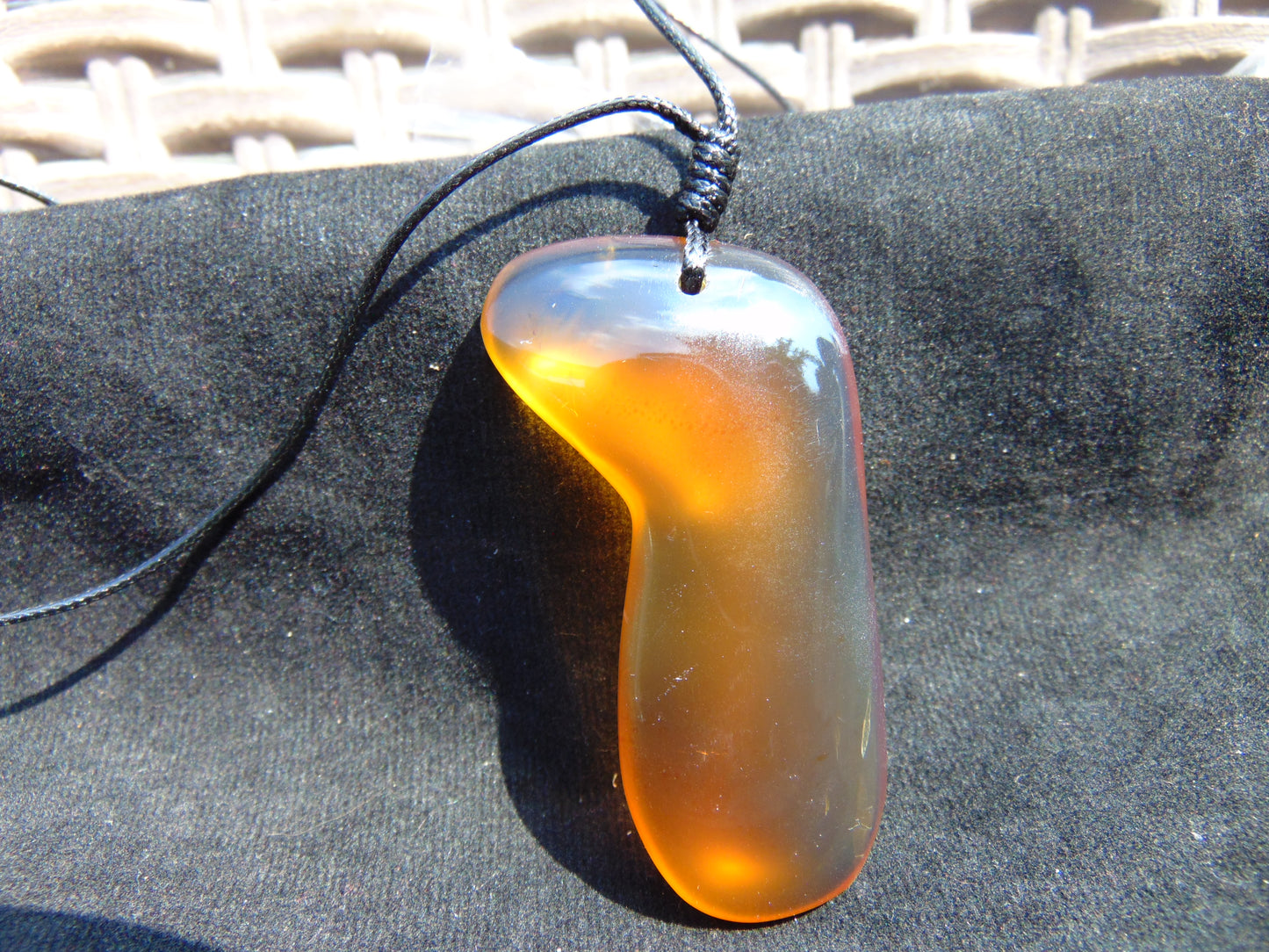 8 gram Pendant Indonesian Blue Amber for Healing PB52