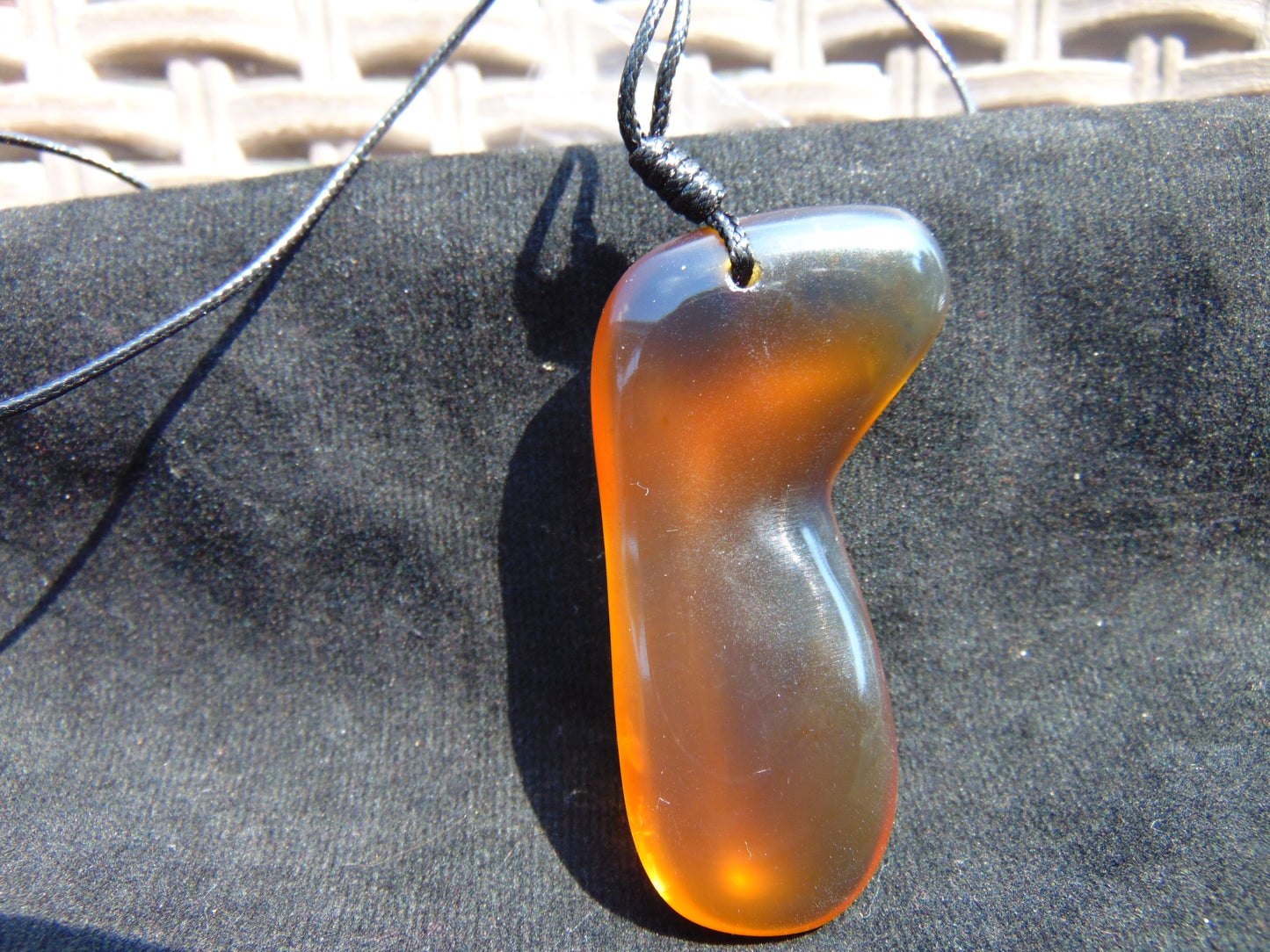 8 gram Pendant Indonesian Blue Amber for Healing PB52