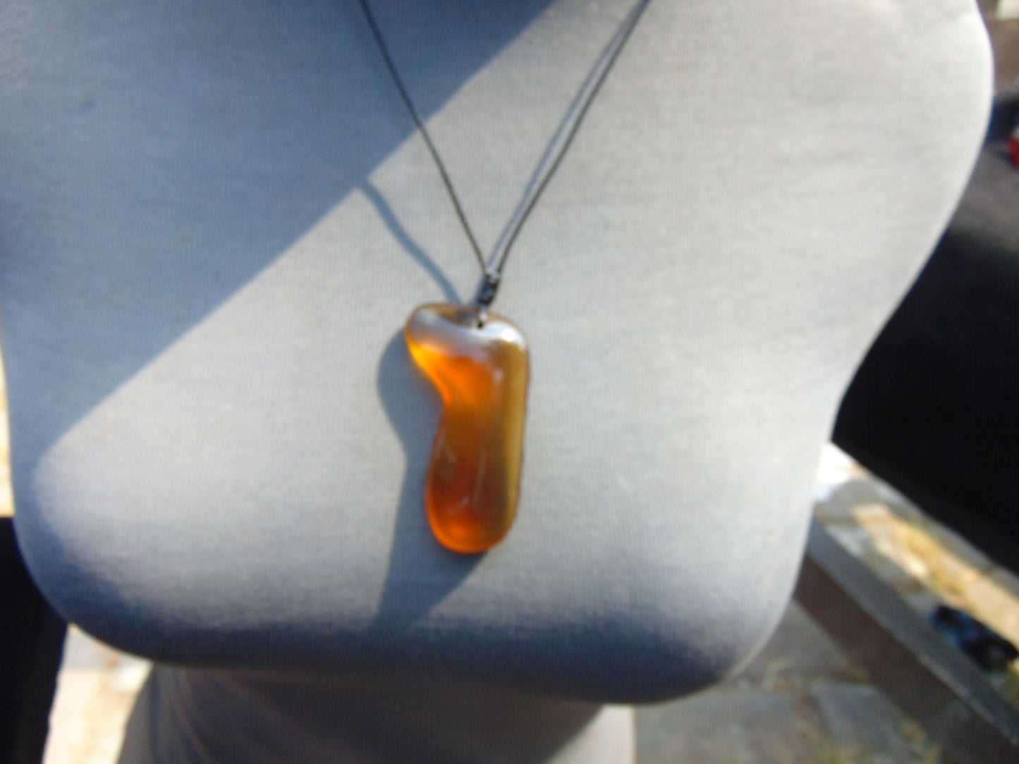 8 gram Pendant Indonesian Blue Amber for Healing PB52