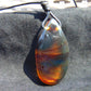 9 gram Pendant Indonesian Crystal Blue Amber for Healing pb5
