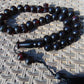 107 gr BIG Tasbih 33+3 Beads Mesbah Rosary Indonesian Black Amber for Healing TB17i6