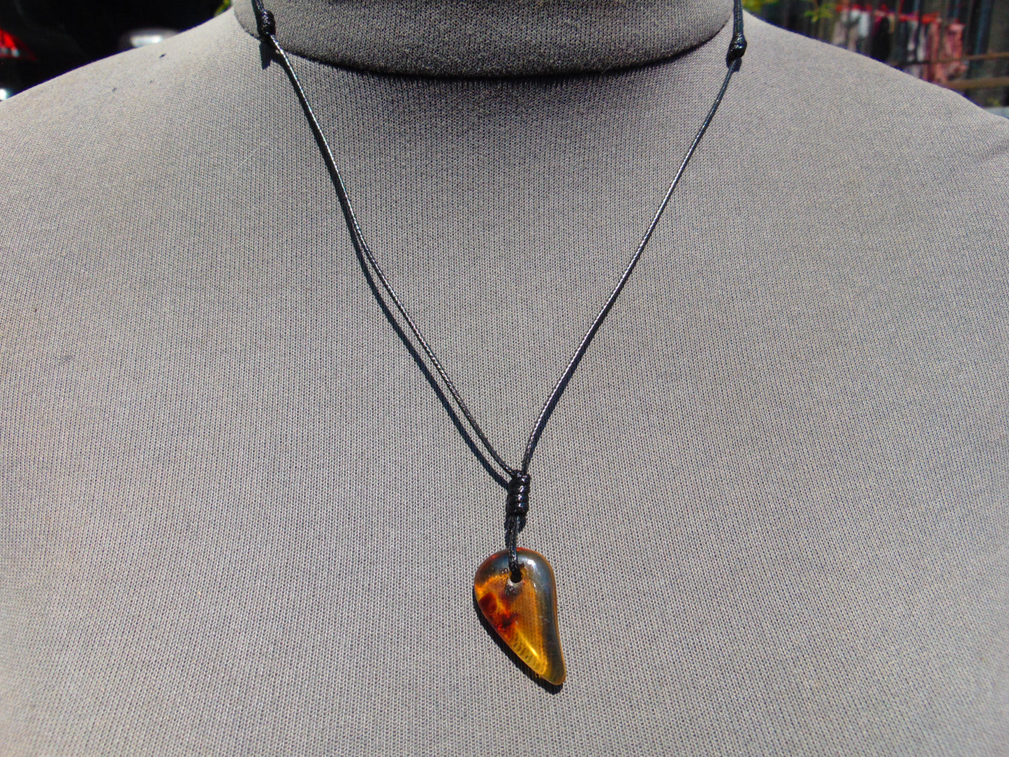 1 gr Pendant Indonesian blue Amber for Healing A552