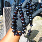 107 gr BIG Tasbih 33+3 Beads Mesbah Rosary Indonesian Black Amber for Healing TB17i6