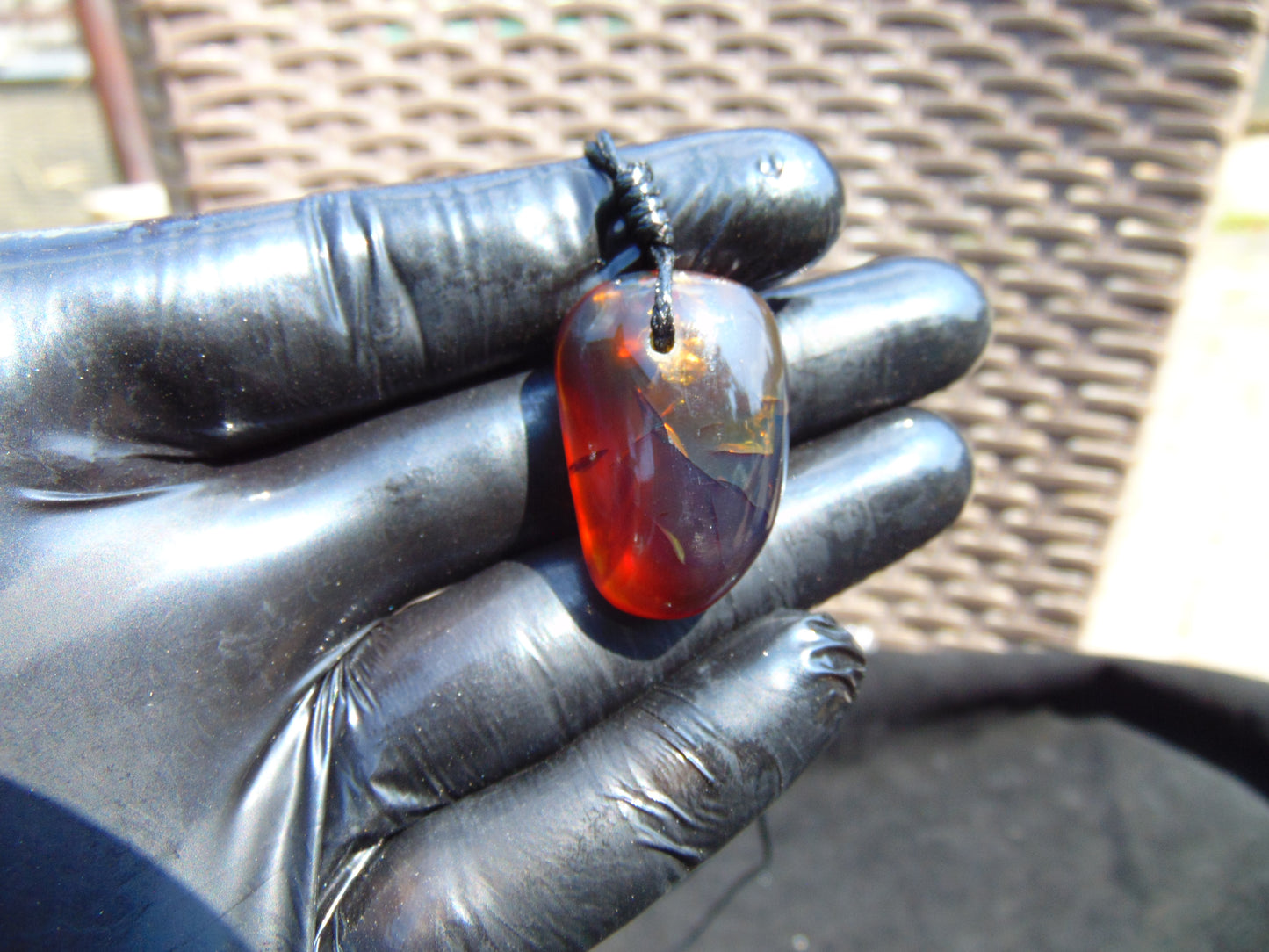 4 gram Pendant Indonesian Amber for Healing 26y64