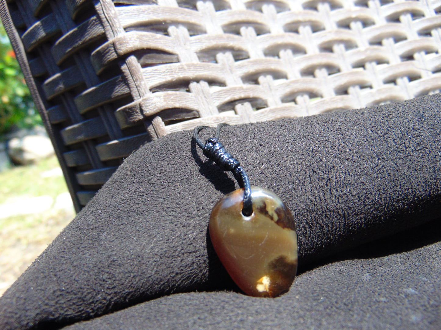 1 gr Pendant Indonesian orange Amber for Healing A540