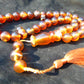 73 gr Hand Tasbih 33+3 Beads 15 mm Indonesian Cherry Red Amber for Healing no. 1