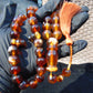73 gr Hand Tasbih 33+3 Beads 15 mm Indonesian Cherry Red Amber for Healing no. 1