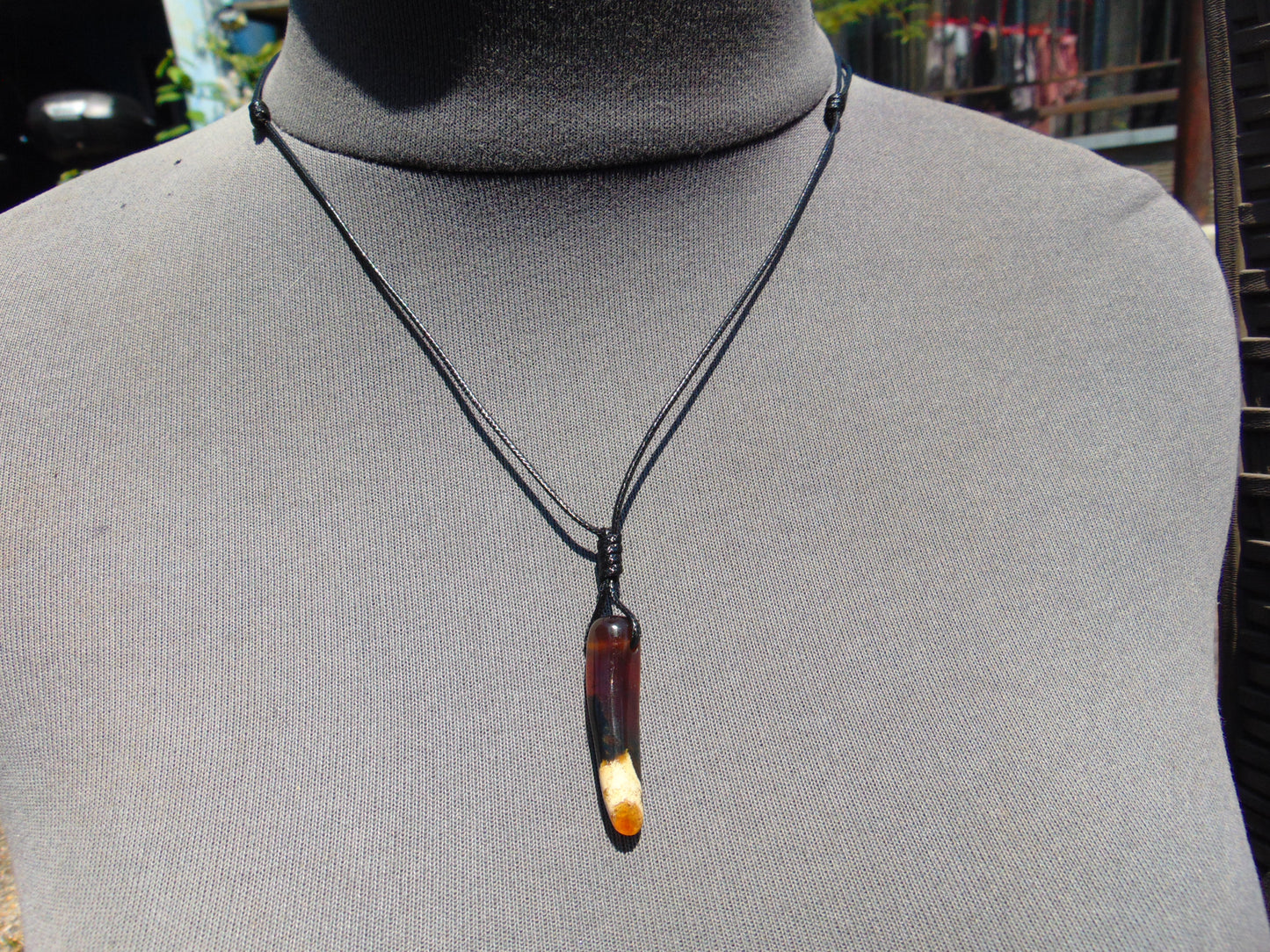 2 gr Pendant Indonesian blue Amber for Healing A578