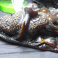 357 gram Dragon carving 7x3.5x3.1"  Indonesian Dark Green Amber