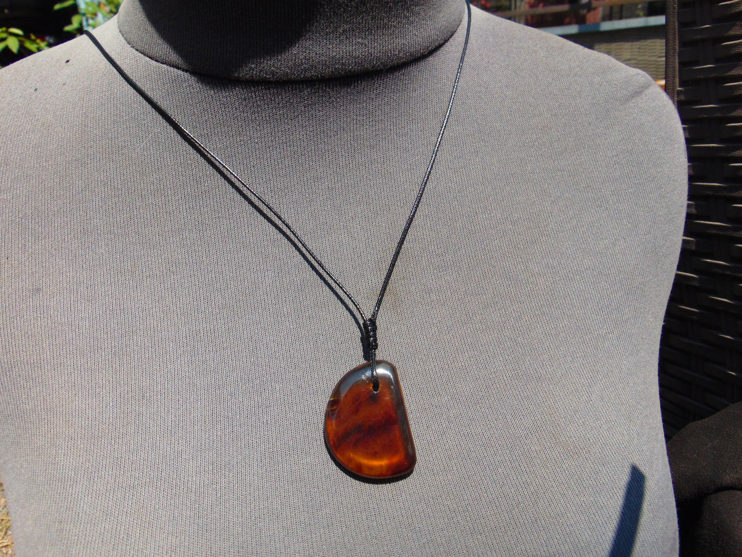 4 gr Pendant Indonesian blue Amber for Healing Y208
